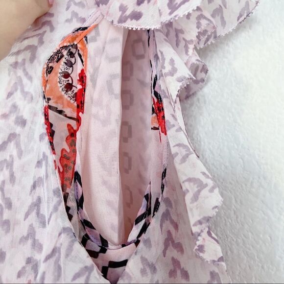 Temperley London 100% silk Etoile Printed Blouse size US6(UK10) - Picture 9 of 12